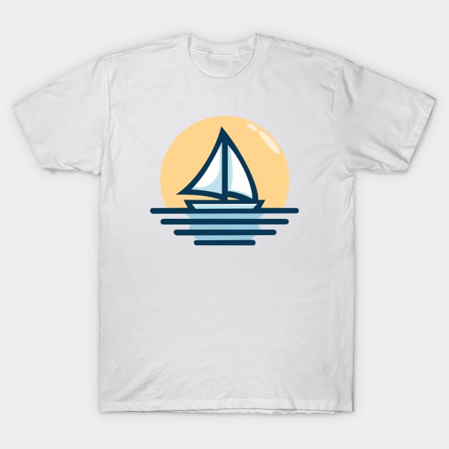 Sail T-Shirt by Rekayasabumi